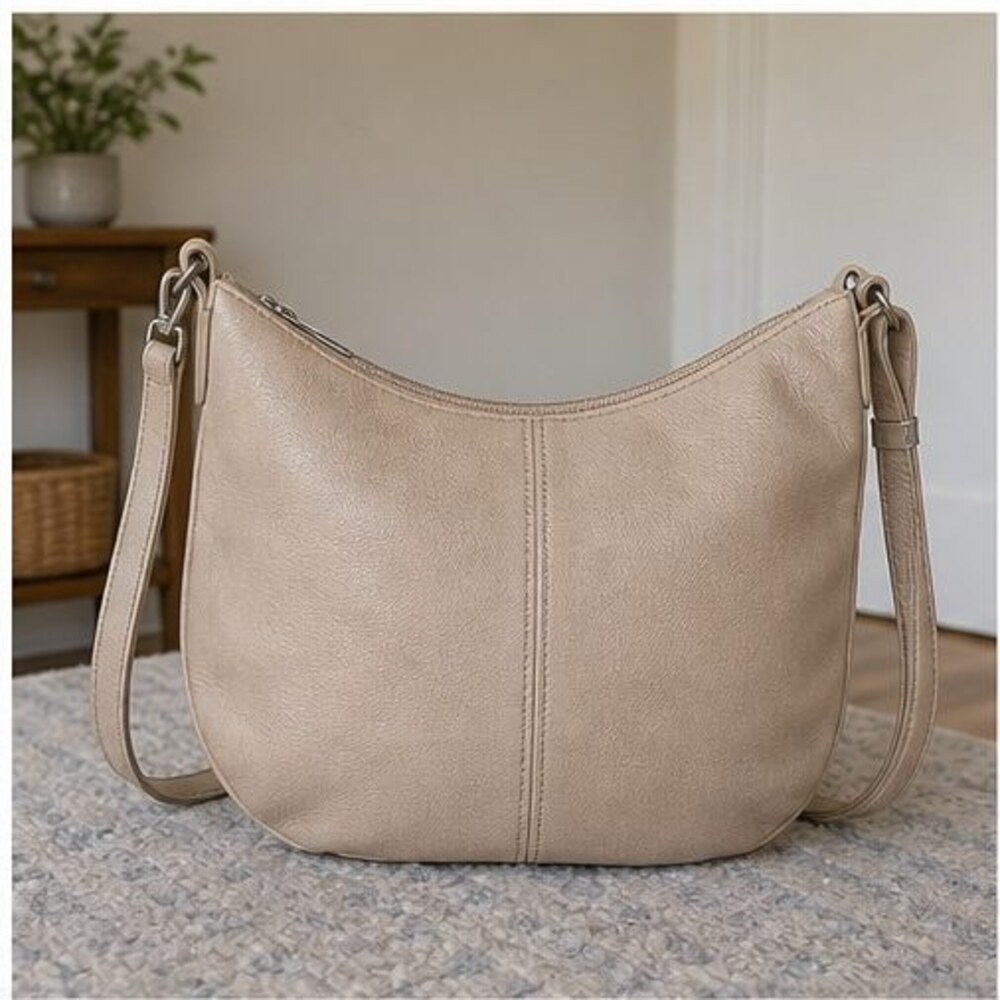 Ivory Vegan Leather Bag